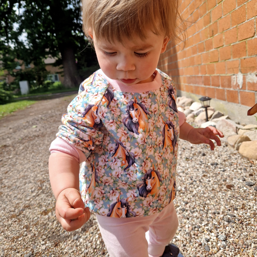 Sweatshirt [ Kids 1-7 Jahre ] Flower Horses