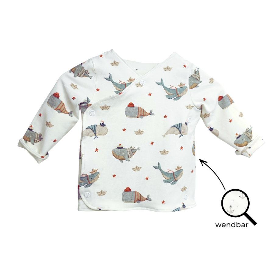 Erstausstattungs Set - Küstenkind Wale Schiffchen Set 2