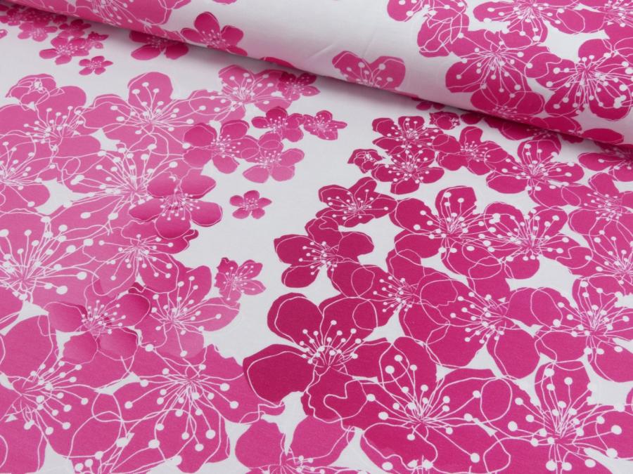 Jersey Blütenwiese Pink by LIEBEfein