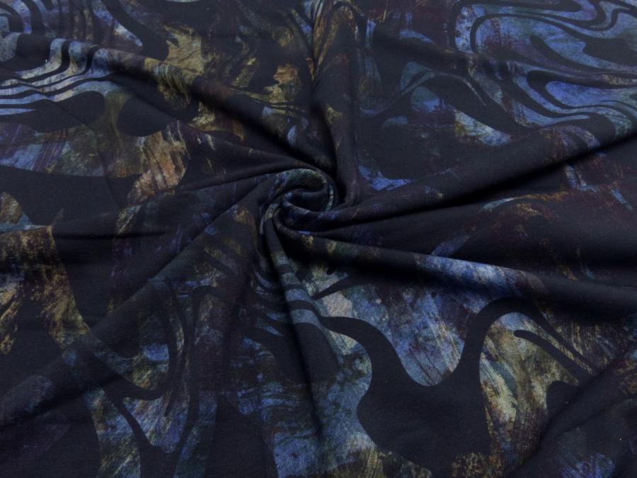 French Terry Black Fashion