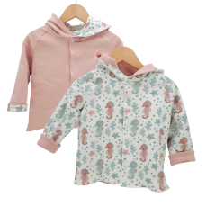 Wendejacke Under the Sea Seepferdchen / Rosa