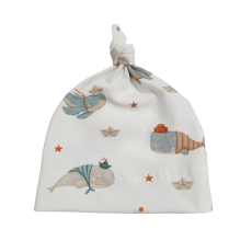 Knotenmütze Küstenkind Wale Schiffchen