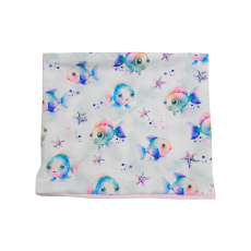 Wendeschlupfschal Bunte Fische Hell