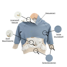 Wunsch Hoodie [ Kids 1-7 Jahre ]