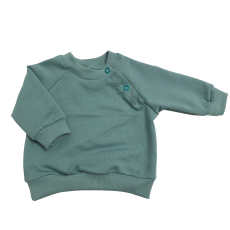 Pullover mit Knopfleiste [ Babys ] (Sweat Mint)