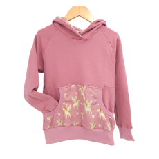 Hoodie [ Kids 8-16 Jahre ] Fairyland Alicorn (Sweat altrosa) (Bündchen altrosa)