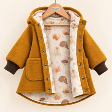 Walkjacke [ Kids 68-146  ] senf Innen Ocean Dream Oktopus
